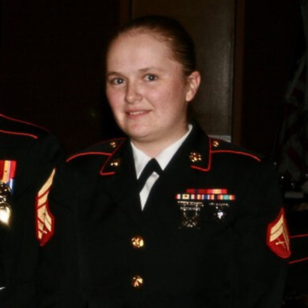 Rae Chipera in USMC uniform